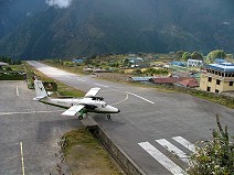 Small airport in Lukla